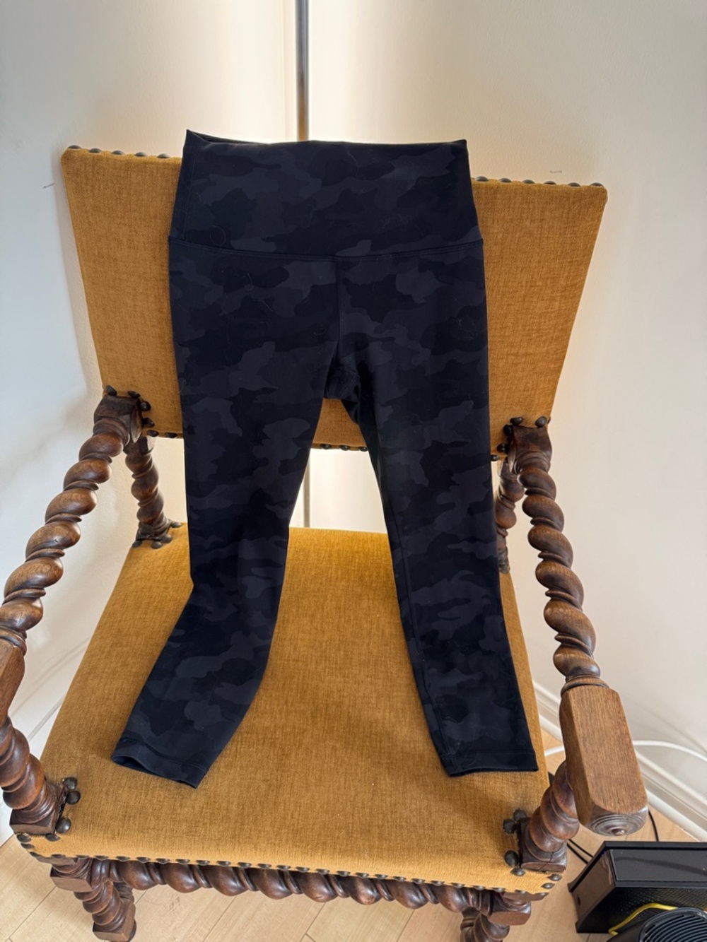 lululemon athletica Black/Camo High-Rise Leggings